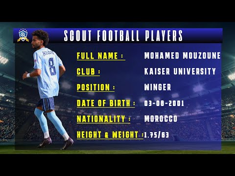 MOHAMED MOUZOUNE WINGER KAISER UNIVERSITY BEST OF 2025 26 FHD 