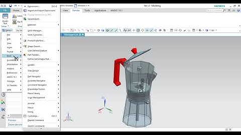 Move an assembly with parts to a new folder in Siemens NX