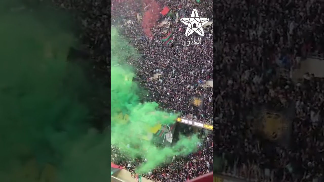 جمهور الجيش الملكي يبدع في المدرجات
