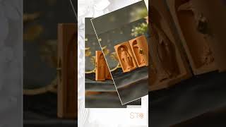 Wooden Prayer Altar Catholic Triptych Portable Altar Catholic Statue Home Decor Mini Catholic Alt...