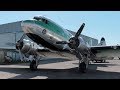 Buffalo Airways DC-3C [C-GWZS] Startup and Takeoff from Red Deer Regional ᴴᴰ