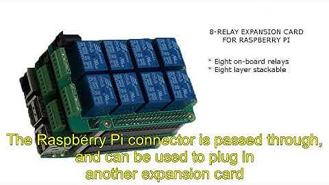 8-Relay Card for Raspberry Pi