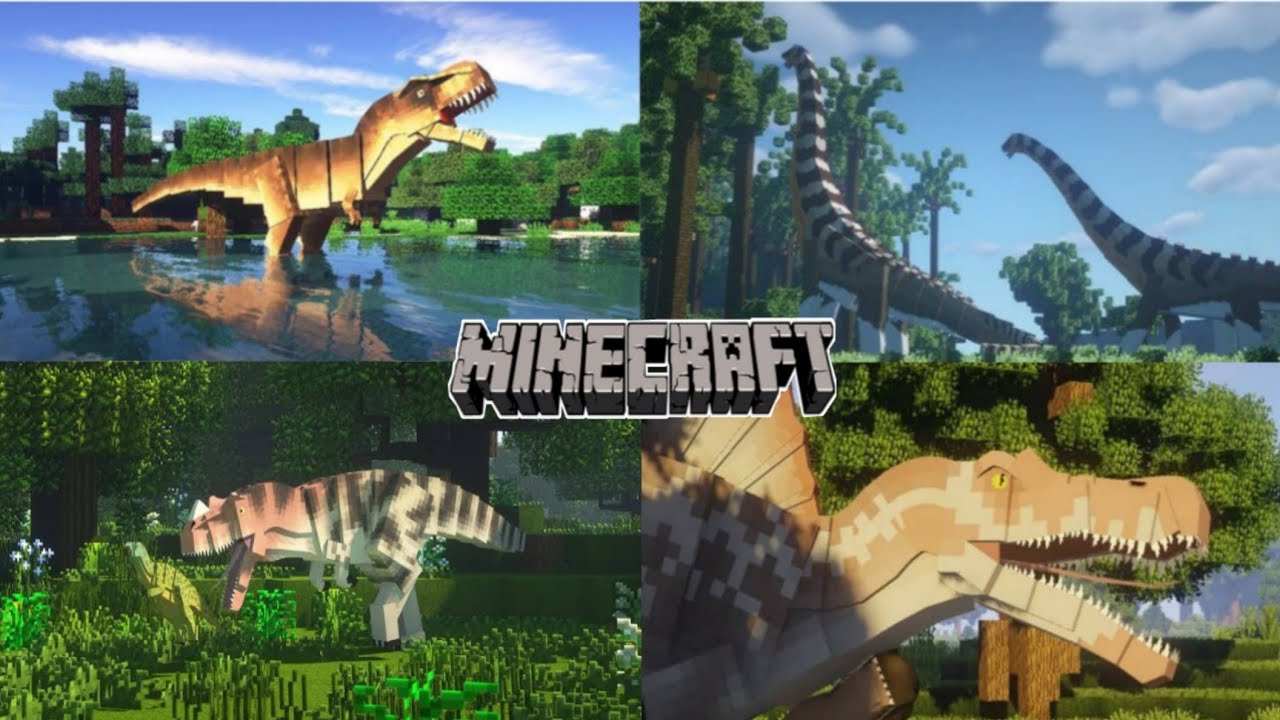 TOP 4 Dinosaur Mod for Minecraft YouTube