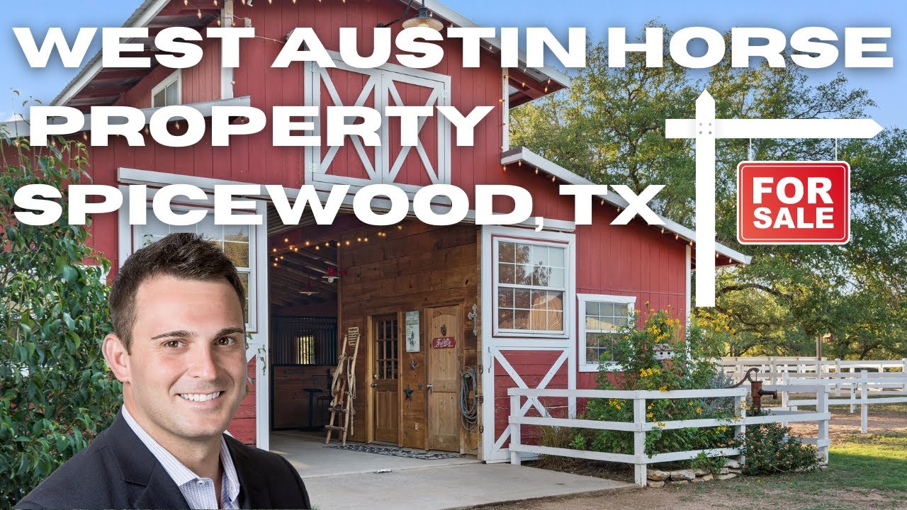 !SOLD! West Austin Horse Property For Sale in Spicewood Texas YouTube