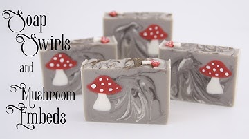 Drop Hanger Swirls & Mushroom Embeds