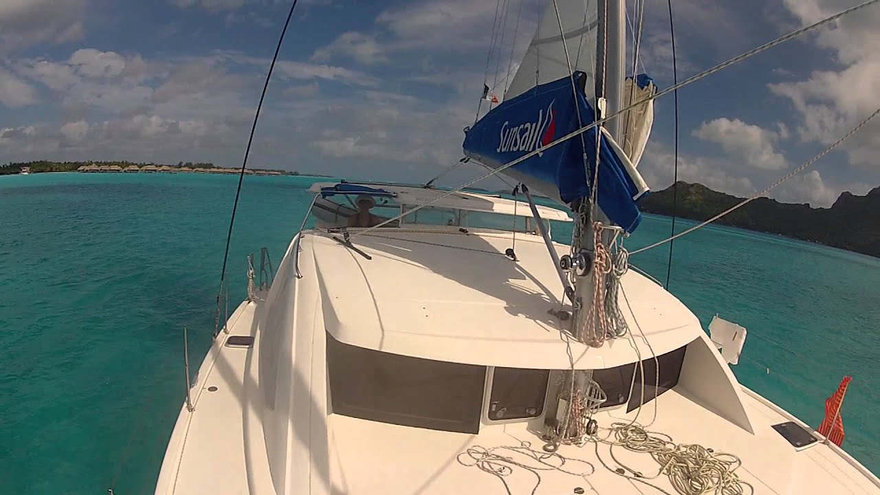 French Polynesia sailing around Bora Bora YouTube