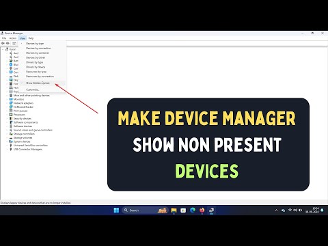 How to View Hidden Devices in Windows Device Manager on Windows 11