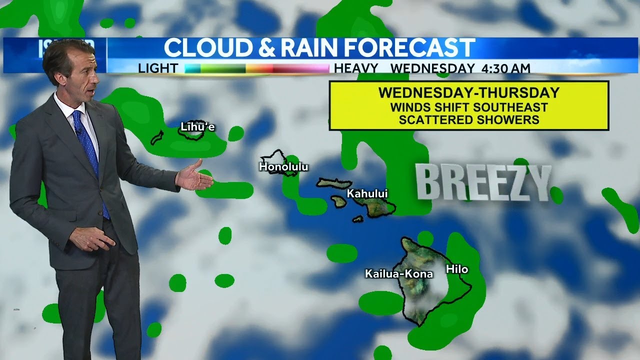 Weekend Island Weather | Breezy trade winds with scattered trade wind ...