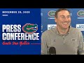 Florida Football: Dan Mullen Press Conference 11-30-20