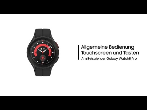 Video: Ist die Galaxy Watch ein Touchscreen?