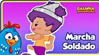 Marsha Soldado / Galinha Pintadinha completo / desenho com música infantil animada
