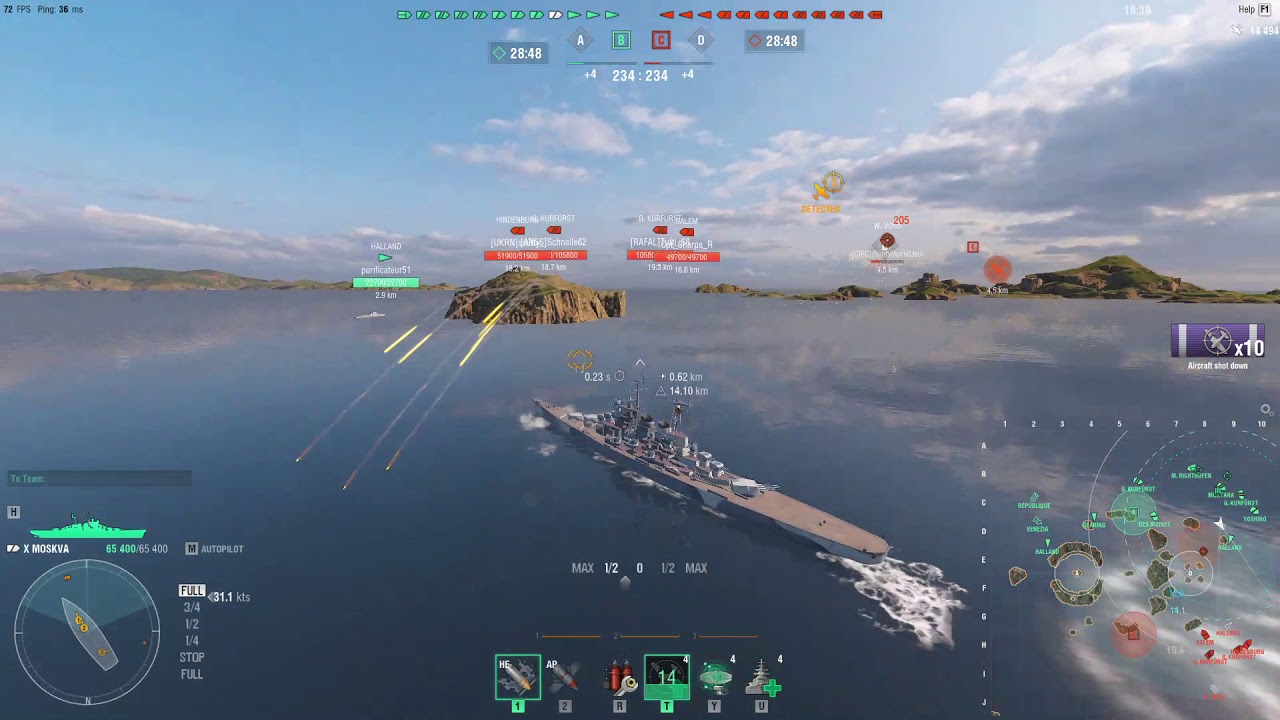 wows w. voss skip bombers in action