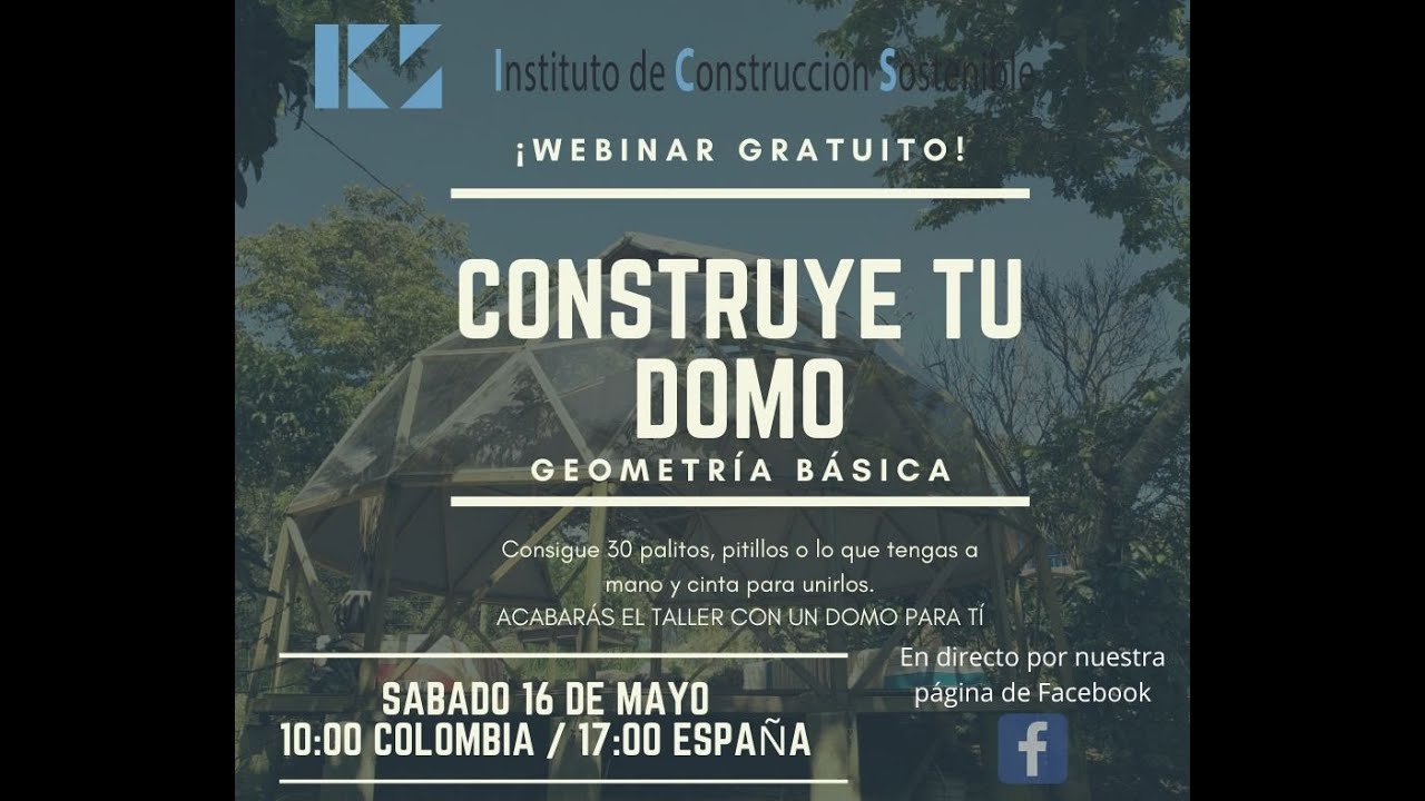 Geodomos.es - 🔴Nuestro kit de Domo Geodésico es muy fácil de 🛠️ armar y  desarmar ya que su marco básico no requiere ningún agente de sellado  permanente como cemento o pegamento. Por