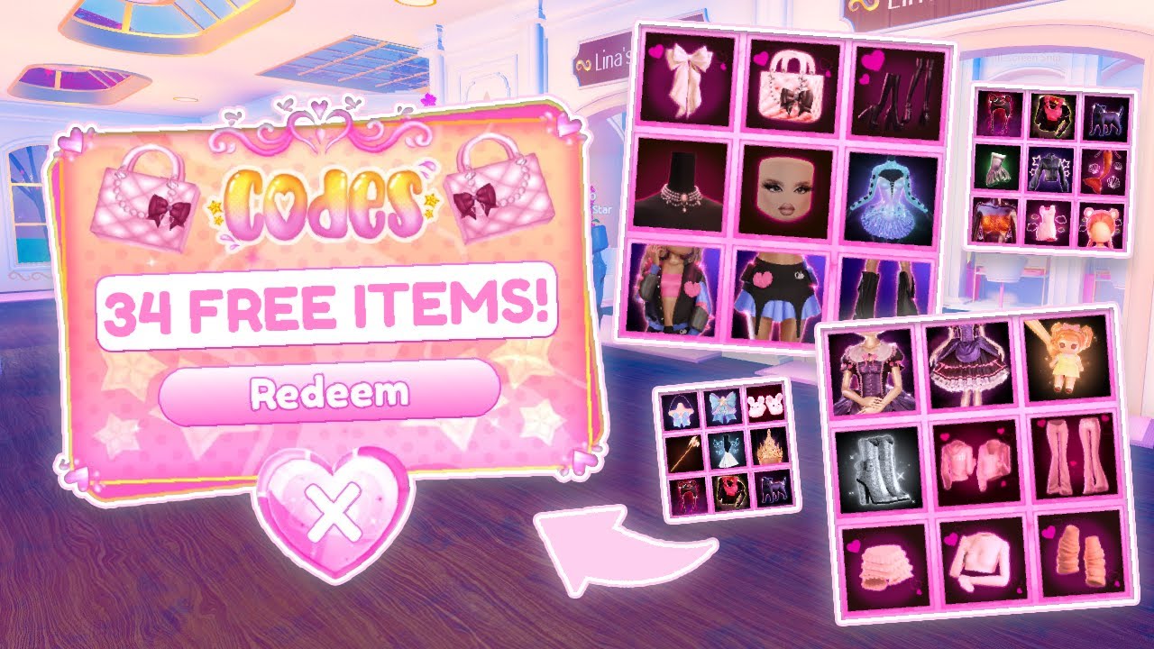 All NEW 34 ITEMS CODES in Dress To Impress UPDATE! November 2024 ...