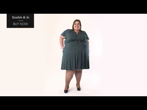 scarlett and jo polka dot dress