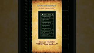 Java operator list || Coding challenge
