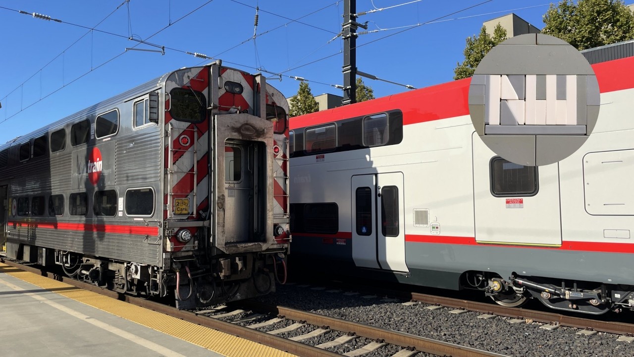 Foaming #caltrain During the Electric Transition - YouTube