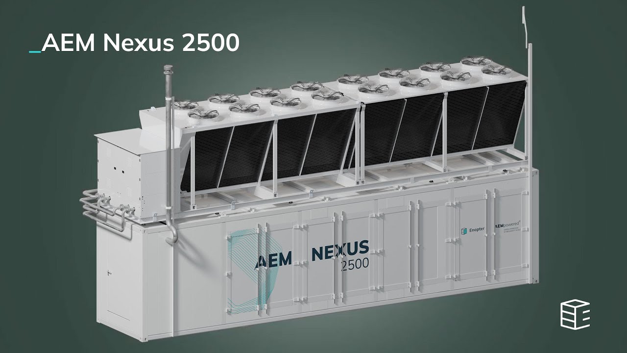 Nexus 2500 | 2.5 MW AEM Electrolyzer Producing 1 Ton of Green Hydrogen/Day