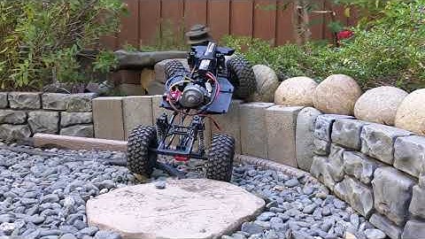 SCX10 ii First Run Without the Body