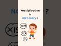 Multiplication is just FAST ADDING — teach it this way! 🧮 #shorts