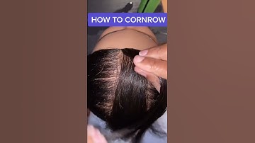 EASIEST STEPS , HOW TO CORNROW FOR BEGINNERS Ep.03 | Cornrow tutorial