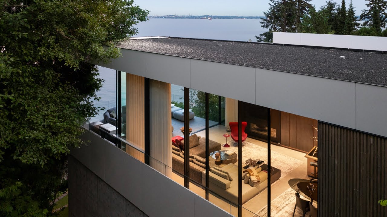 Rare Waterfront Architectural Masterpiece in West Vancouver