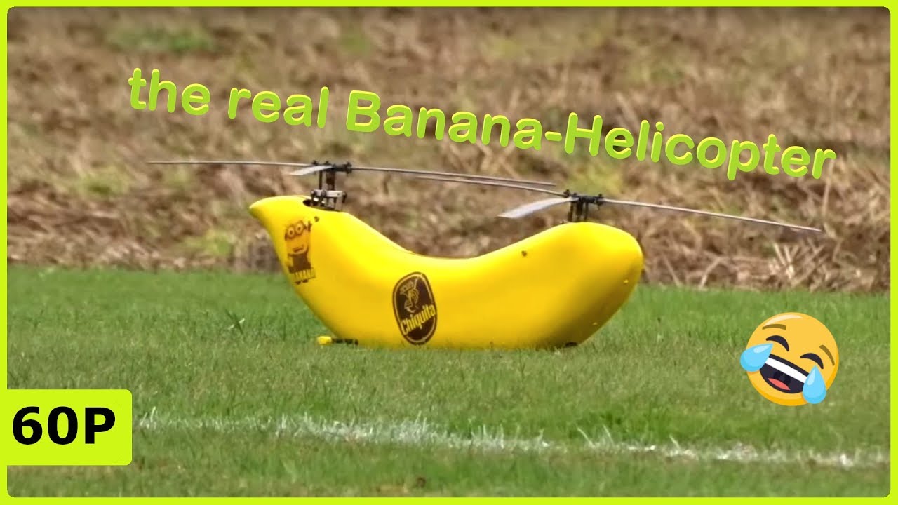 THE REAL BANANAHELICOPTER FUNNY Niederrhein Helidays 2015