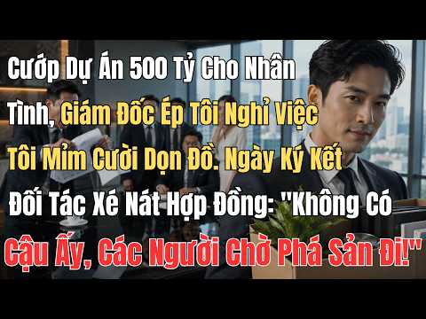 Cướp Dự Án 500 Tỷ Cho Nhân Tình, Giám Đốc Ép Tôi Nghỉ Việc.Tôi Mỉm Cười Dọn Đồ. Ngày Ký Kết, Đối Tác
