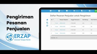 Proses Pesanan Penjualan dengan Delivery Order (DO) atau Pengiriman Barang Dari Erzap