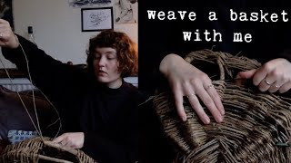 Weave an ivy basket with me | vlog ✳