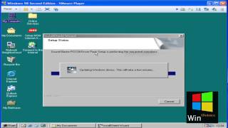 [VMware Player]Sound card driver installation in Windows 98 Second Edition