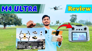 M4 Ultra Drone Review | Full Flight Test, Camera Quality & Battery Backup 🔥 Kya Ye Lena Chahiye?