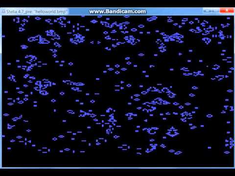 Atari 2600 - Conway's game of life