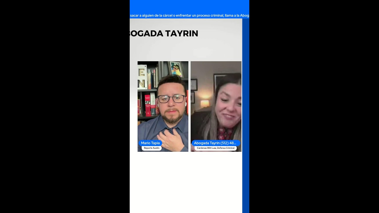 Defensa Criminal: Entrevista con la Abogada Tayrin Cárdenas 📱
