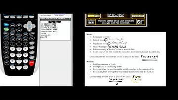 Module 3 Mean/Median/Mode: Video #2