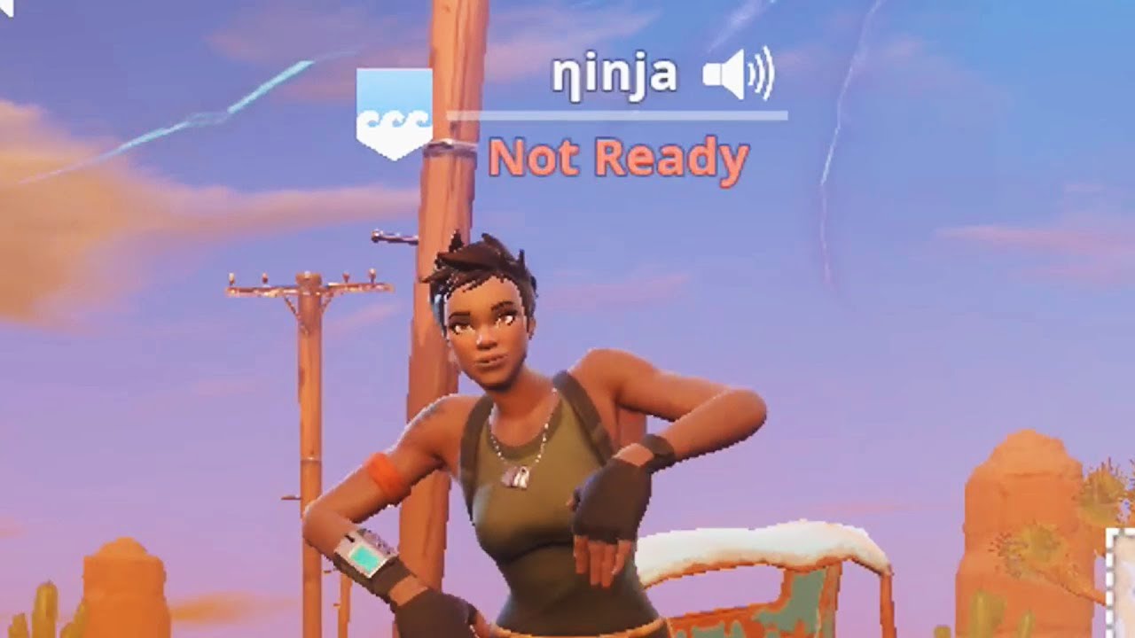 Using a Voice Changer to be Ninja in Fortnite...