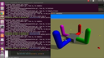 Evolutionary Robotics: Pyrosim/Quadruped1
