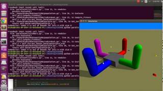Evolutionary Robotics: Pyrosim/Quadruped1