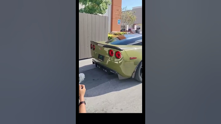 LOUD C6 Corvette @ Carshow