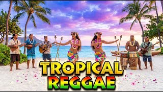 Relaxing Beach Ocean Reggae Live 2026 🌴 Chill Music for Sunset Evenings