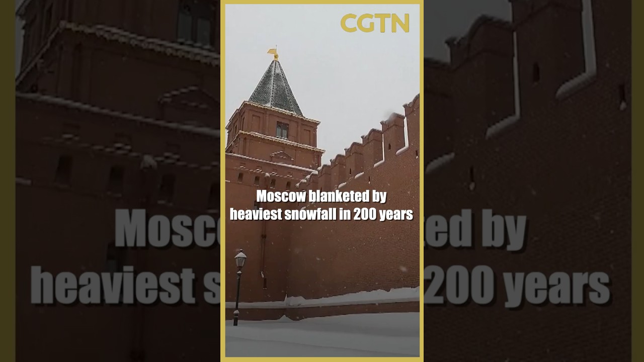 Moscow blanketed by heaviest snowfall in 200 years