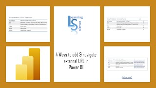 Hyperlink in Power BI | 4 Ways to add external URL & navigate in Power BI | Hyperlink in Power BI | 4 Ways to add external URL & navigate in Power BI |