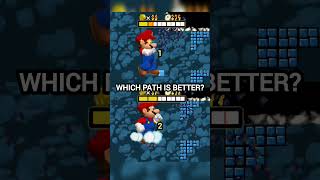 Which path looks better? 🤔🍄 #mario #nintendo #retrogaming