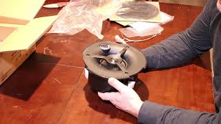 Yamaha VC4B 70 volt ceiling speaker unboxing