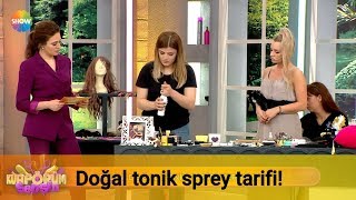 Doğal tonik sprey tarifi!