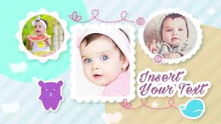 Baby Slideshow Template | After Effects Project Files - Videohive template