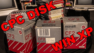 Reading and writing  Amstrad CF2 Floppies on a PC with CPCDISK and Windows XP