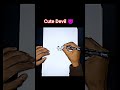 devil 👿 | how to draw a devil | #devil #short #newtrend #short
