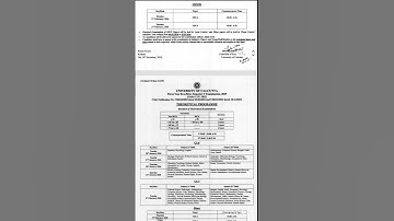 CU 5th semester exam routine 2026 | CU 5thsemester exam routine | CU 5th semesterexam date 2026
