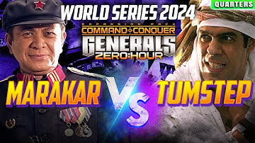 🔴 LIVE | C&C Generals Zero Hour World Series 2024 | Marakar vs Tumstep | Quarter Final